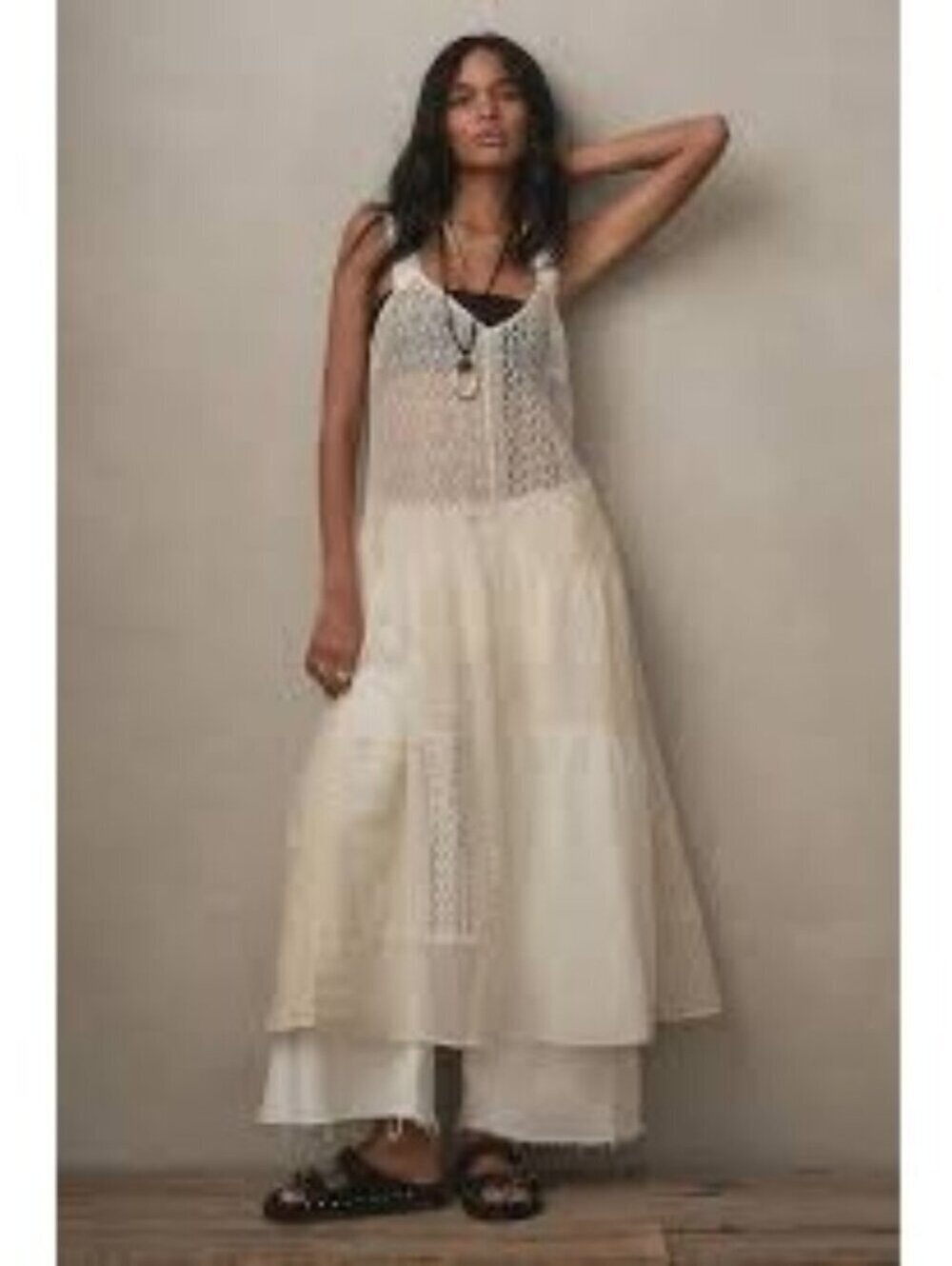 By Anthropologie Delicate Lace Tunic